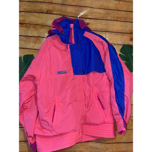 Vtg Columbia Sportswear BUGABOO 3-in-1 Fleece Jacket Small S Ski 90s Coat USA - Picture 8 of 10